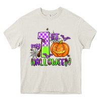 My First Halloween Pumpkin Heavy Core Tee | Teevron