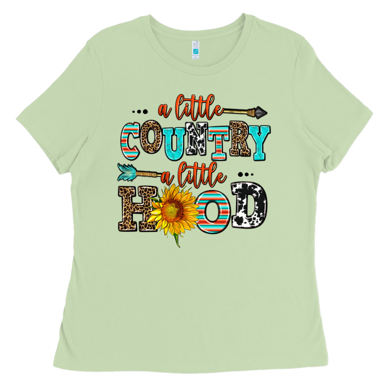 A Little Country A Little Hood Ladies Tee by AdoDesignShop | Teevron
