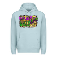 Blue Mist mardi gras Premium Hoodie - CowGirlArtShop