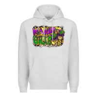 Dove Grey mardi gras Premium Hoodie - CowGirlArtShop