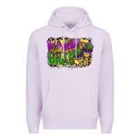 Lilac mardi gras Premium Hoodie - CowGirlArtShop