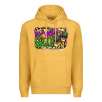 Mustard mardi gras Premium Hoodie - CowGirlArtShop