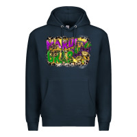 Navy mardi gras Premium Hoodie - CowGirlArtShop