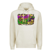 Oatmeal Heather mardi gras Premium Hoodie - CowGirlArtShop