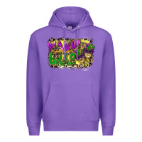 Purple mardi gras Premium Hoodie - CowGirlArtShop