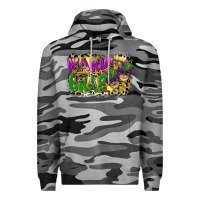 Slate Camo mardi gras Premium Hoodie - CowGirlArtShop