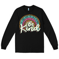 Black be kind   leopard Long Sleeve Tee - JahusDesignShop