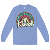 Colony Blue be kind   leopard Long Sleeve Tee - JahusDesignShop