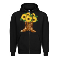 Black cowgirl boots Zipper Hoodie - Bettercallsaul