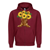 Cowgirl Boots Zipper Hoodie | Teevron