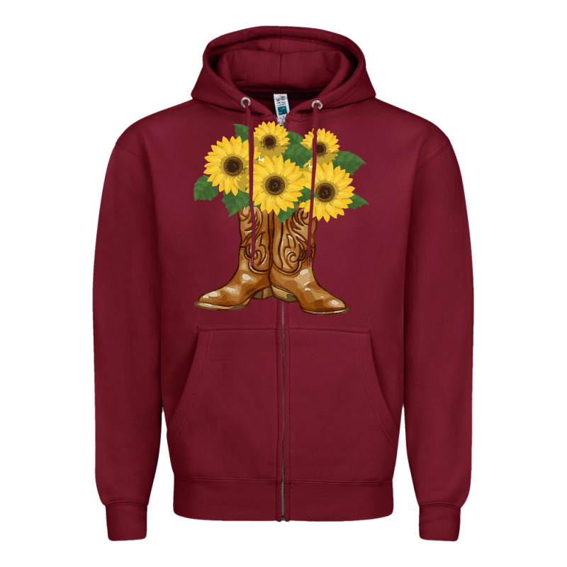 Cowgirl Boots Zipper Hoodie by Bettercallsaul | Teevron