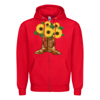 Red cowgirl boots Zipper Hoodie - Bettercallsaul