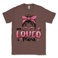Chestnut one loved mama messy bun Classic Tee - MaliasSmallBusiness