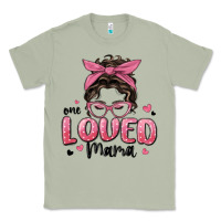 Matcha one loved mama messy bun Classic Tee - MaliasSmallBusiness