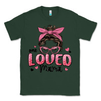 Sports Green one loved mama messy bun Classic Tee - MaliasSmallBusiness