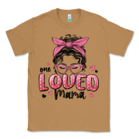 Toasted Coconut one loved mama messy bun Classic Tee - MaliasSmallBusiness