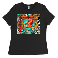 Black western crawfish Ladies Tee - AdoDesignShop