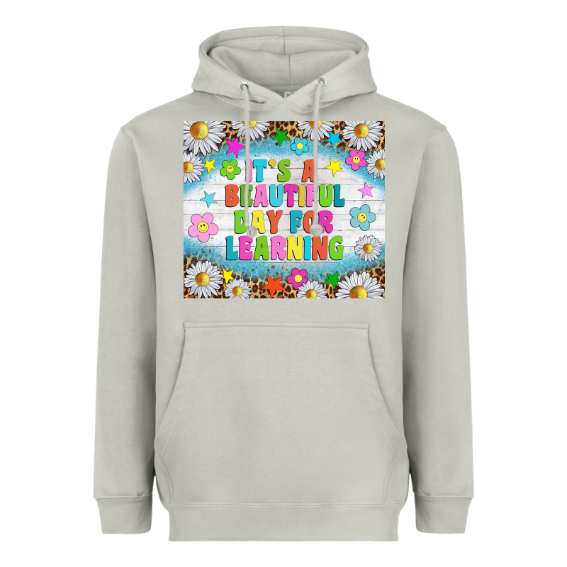 It's A Beautiful Day For Learning Tumblr Heavyweight Hoodie by TumblerDesignByShophia | Teevron