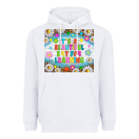 White It's a beautiful day for learning tumblr Heavyweight Hoodie - TumblerDesignByShophia