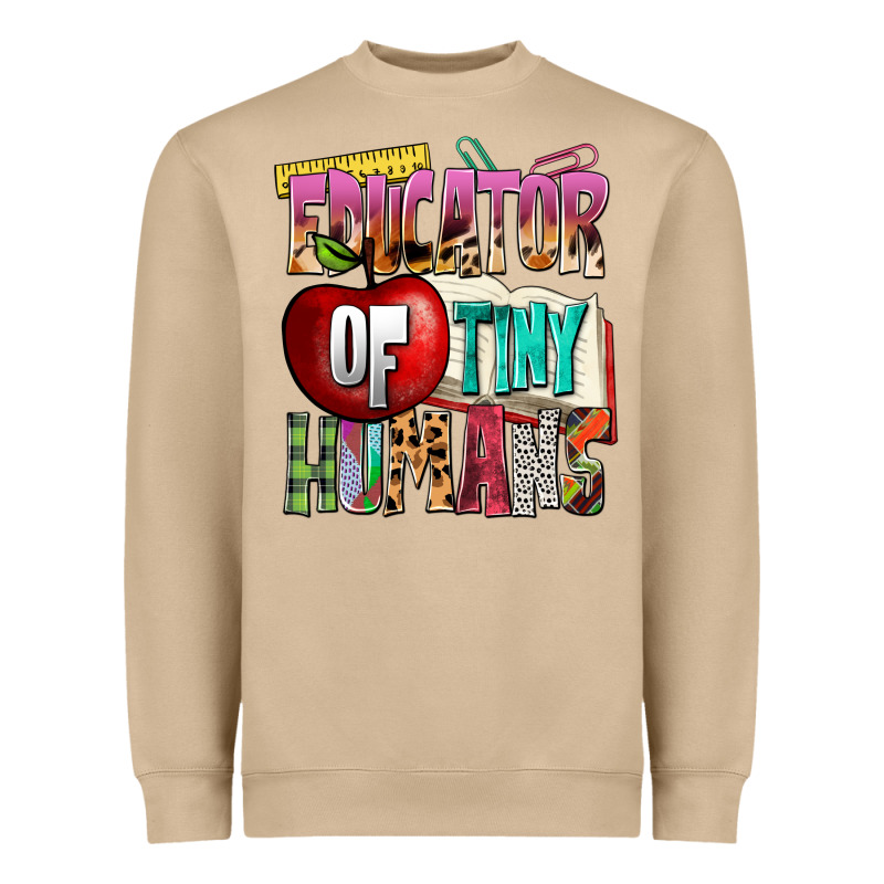 Educator Of Tiny Humans Heavyweight Sweatshirt by NancyCooperArtShop | Teevron