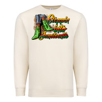 Sandshell steppin into juneteenth heels Premium Sweatshirt - CowGirlArtShop