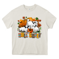 Cream bull sheet Heavy Core Tee - AdoDesignShop