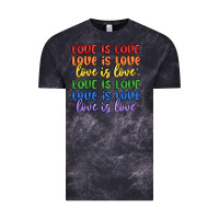 Cloud Black love is love lgbtq Vintage Tee - MaliasSmallBusiness