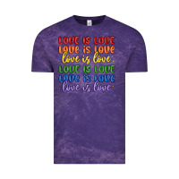 Cloud Purple love is love lgbtq Vintage Tee - MaliasSmallBusiness