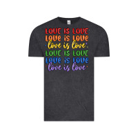 Vintage Black love is love lgbtq Vintage Tee - MaliasSmallBusiness