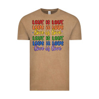 Vintage Coffee love is love lgbtq Vintage Tee - MaliasSmallBusiness
