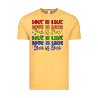 Vintage Mustard love is love lgbtq Vintage Tee - MaliasSmallBusiness