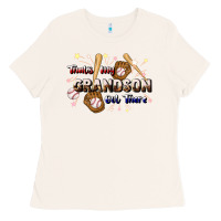 Bone that's my grandson out there baseball Ladies Tee - JahusDesignShop