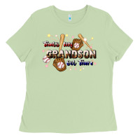 Matcha that's my grandson out there baseball Ladies Tee - JahusDesignShop