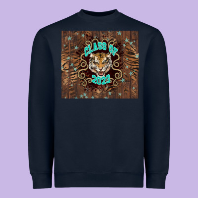 Class Of 2023 Tiger Heavyweight Sweatshirt Designed By Nancycooperartshop