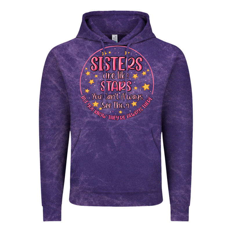 Sisters Are Like Stars You Can't Always See Them Vintage Hoodie by MaliasSmallBusiness | Teevron