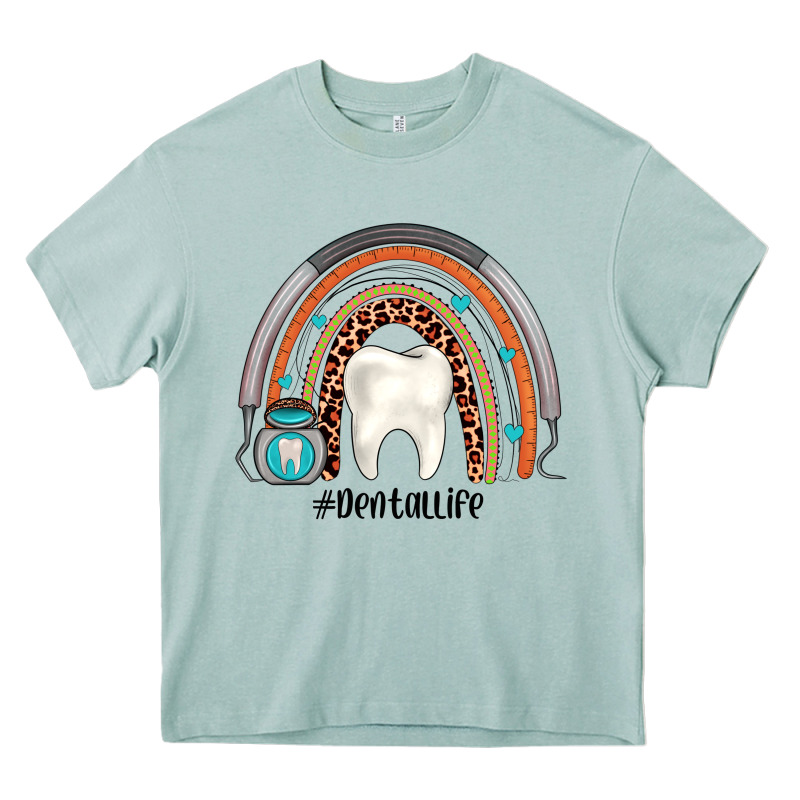 Dentallife Rainbow Heavy Core Tee by JahusDesignShop | Teevron