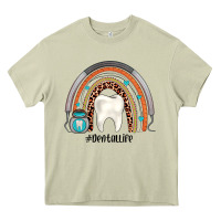 Mossy dentallife rainbow Heavy Core Tee - JahusDesignShop