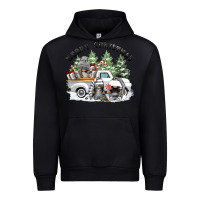 Black merry christmas gnomies Urban Hoodie - FaDigitalArtStudio