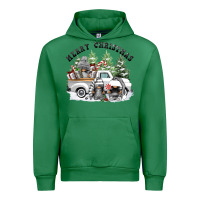 Emerald merry christmas gnomies Urban Hoodie - FaDigitalArtStudio