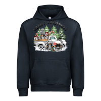 Navy merry christmas gnomies Urban Hoodie - FaDigitalArtStudio