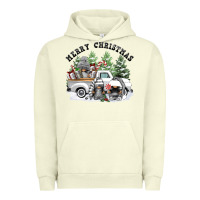 Pigment Pistachio merry christmas gnomies Urban Hoodie - FaDigitalArtStudio