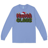 Colony Blue mama claus Long Sleeve Tee - MaliasSmallBusiness