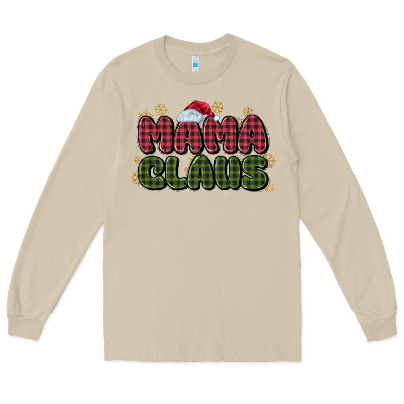 Mama Claus Long Sleeve Tee by MaliasSmallBusiness | Teevron
