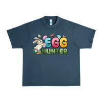 Midnight Navy egg hunter Urban Heavy Tee - MaliasSmallBusiness