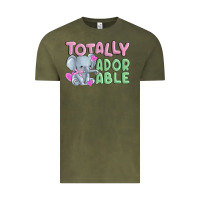 Vintage Olive totally adorable Vintage Tee - MaliasSmallBusiness