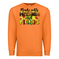 Carrot made with melanin and magic Premium Sweatshirt - CowGirlArtShop