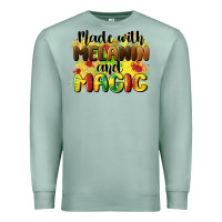 Seafoam made with melanin and magic Premium Sweatshirt - CowGirlArtShop