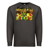 Smoke made with melanin and magic Premium Sweatshirt - CowGirlArtShop