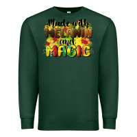 Sports Green made with melanin and magic Premium Sweatshirt - CowGirlArtShop