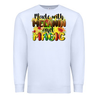 White made with melanin and magic Premium Sweatshirt - CowGirlArtShop